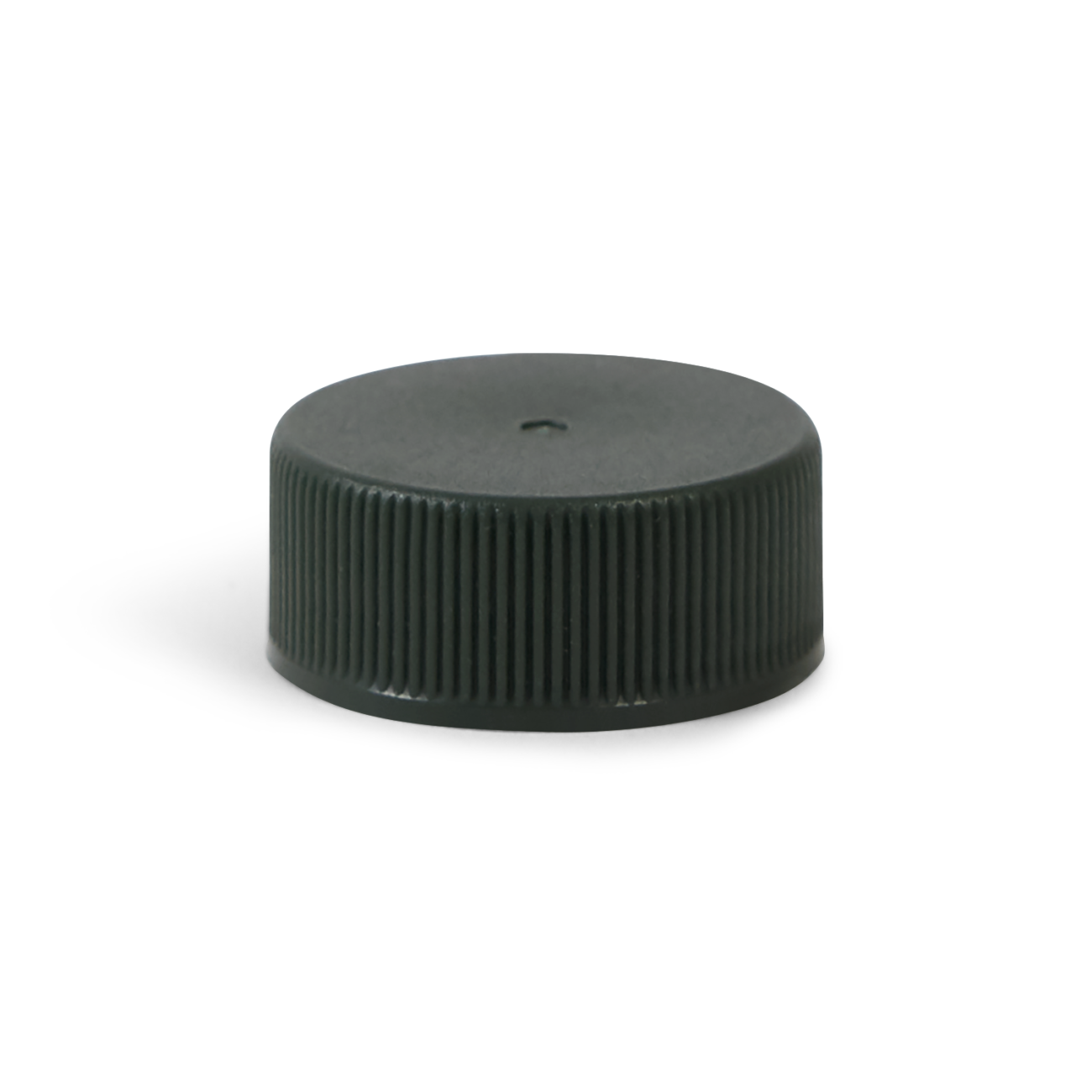 Custom plastic cap on polypropylene.