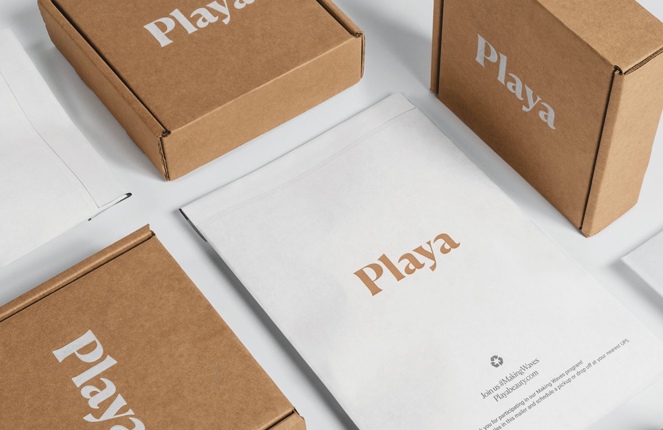 Playa bypasses plastic to ship in a suite of paper-based packaging. 11 Strategies to Make Your Packaging More Sustainable