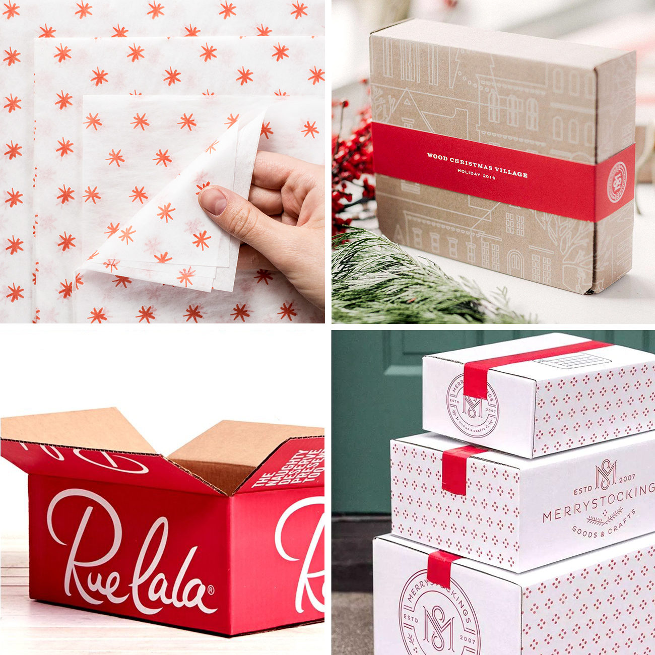 Photos via: Page Three Hundred, Lumi, Studio MLPS, Cassouki 90 Ideas to Spruce Up Your Holiday Packaging Design