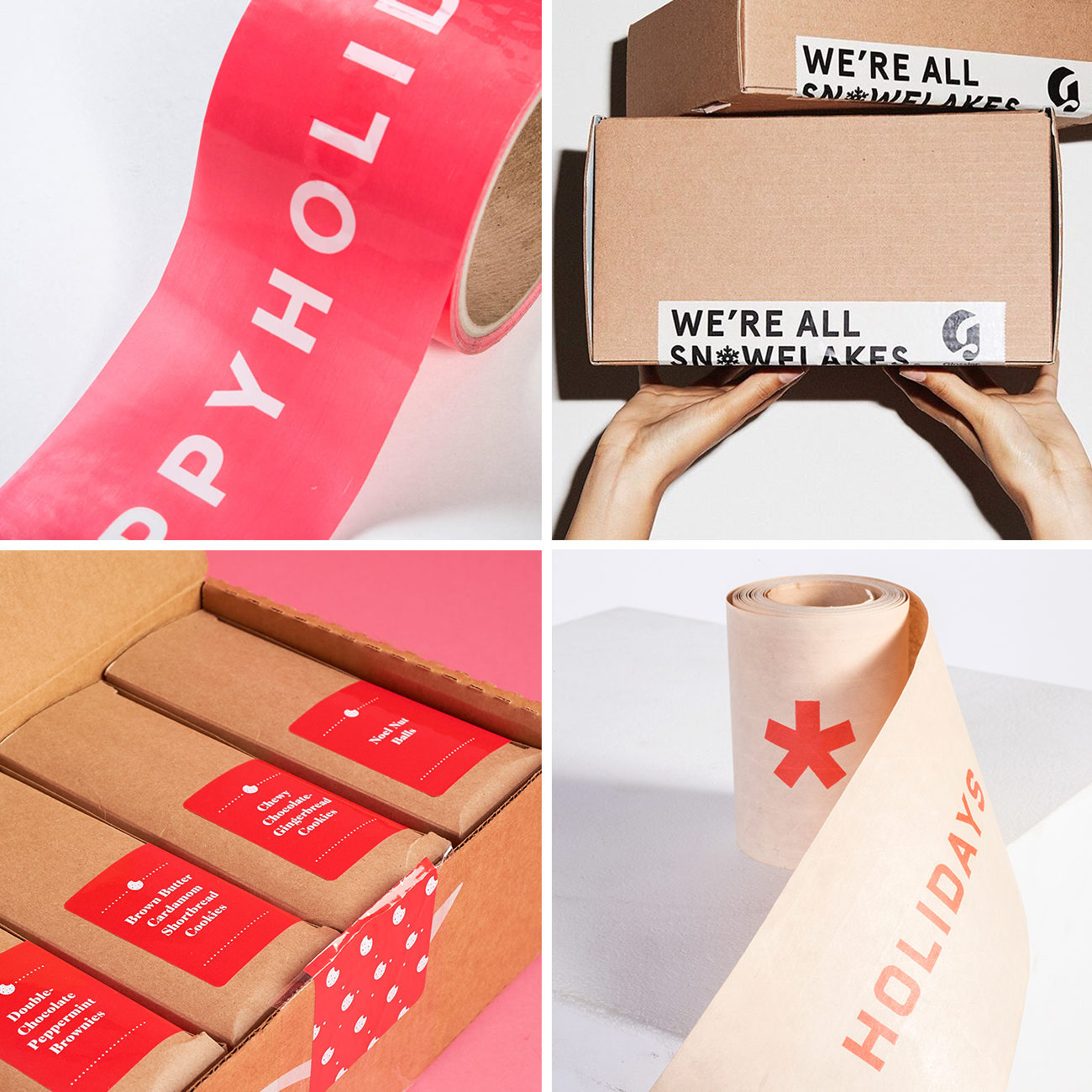 Photos via: Lumi, Glossier, My Subscription Addiction 90 Ideas to Spruce Up Your Holiday Packaging Design