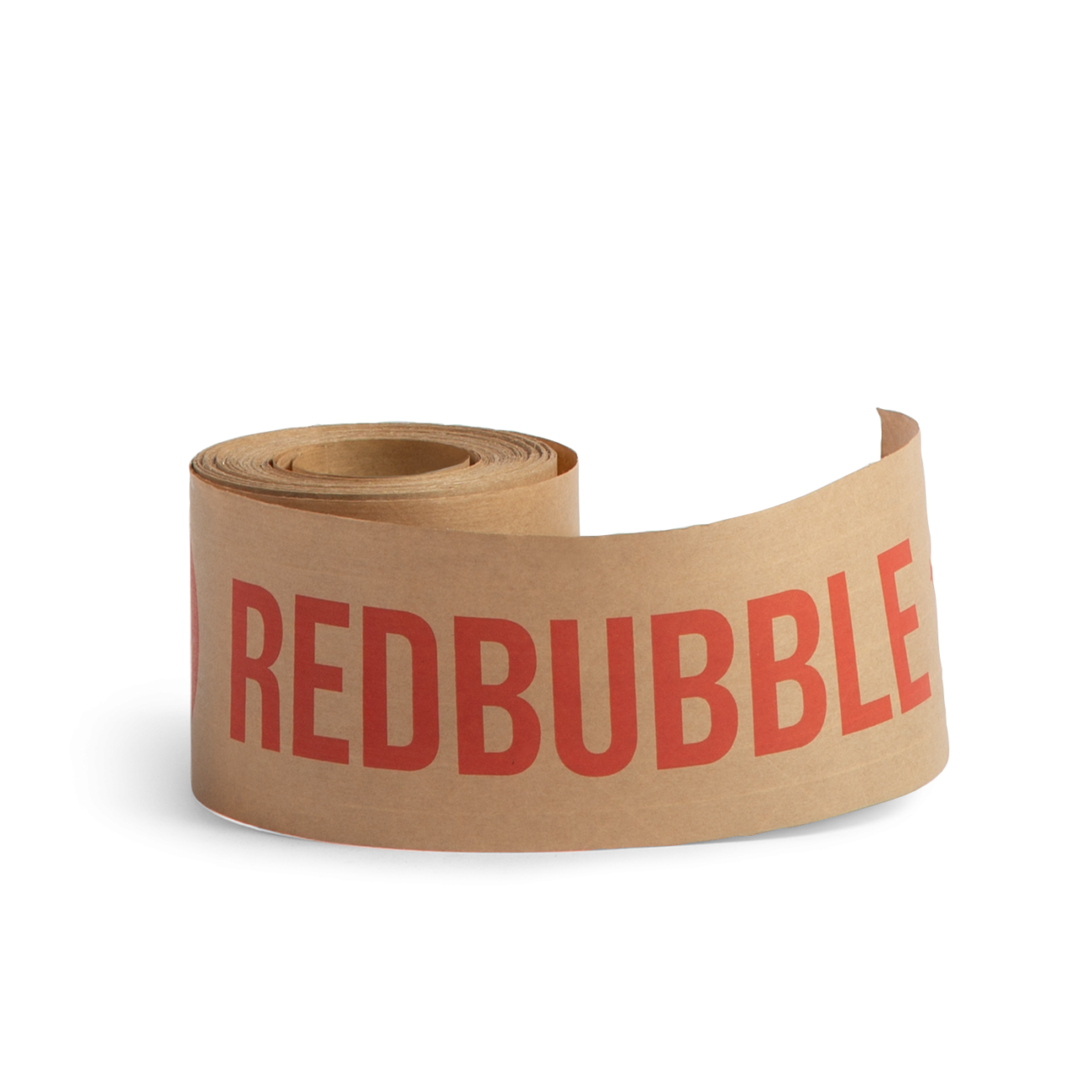 Custom gummed paper tape for Redbubble