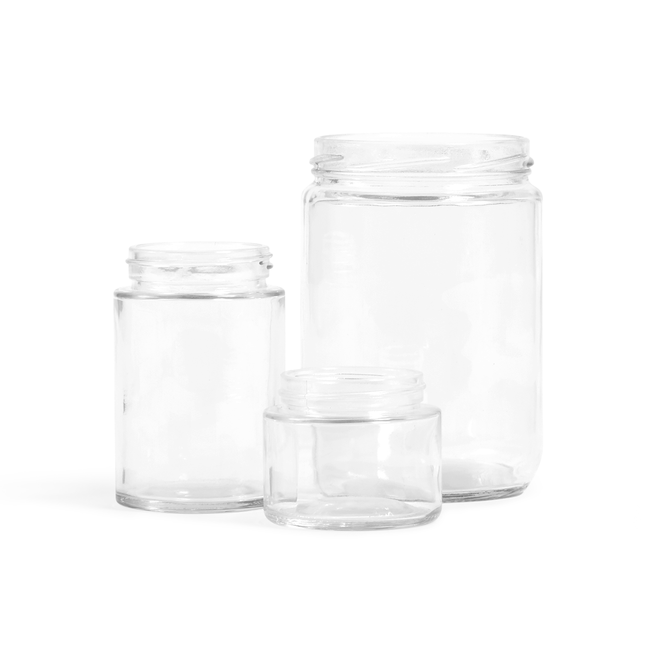 Custom glass jar